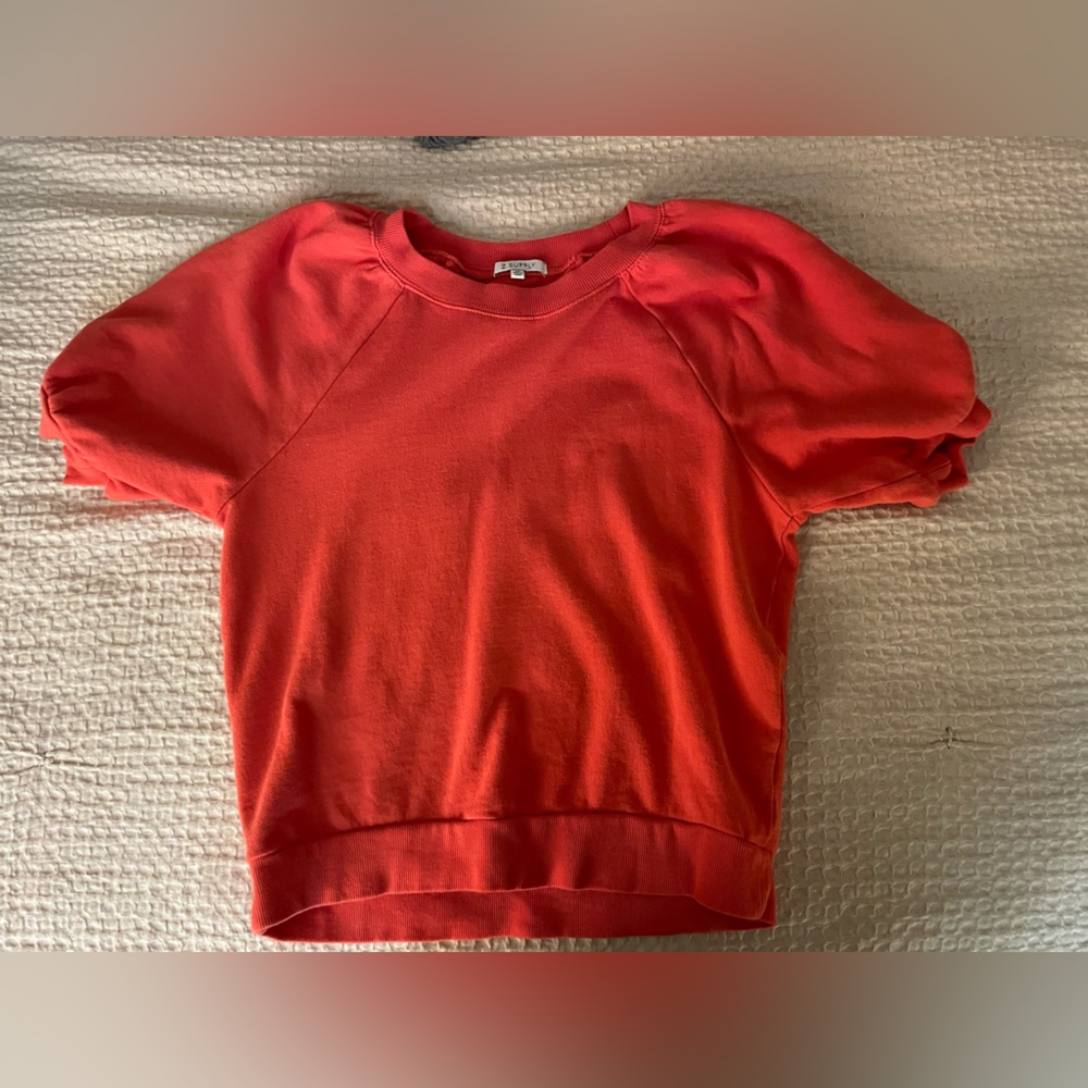Z-Supply Coral Short Sleeve Sweatshirt Top